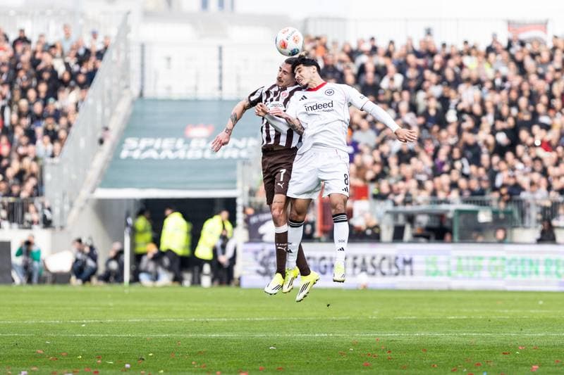 Football. Bundesliga. FC St. Pauli - Eintracht Frankfurt. 08.03.2026