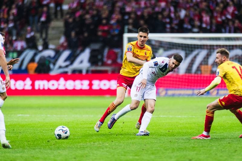 Football. Polish Supercup. Jagiellonia Bialystok - Wisla Krakow. 02.04.2025