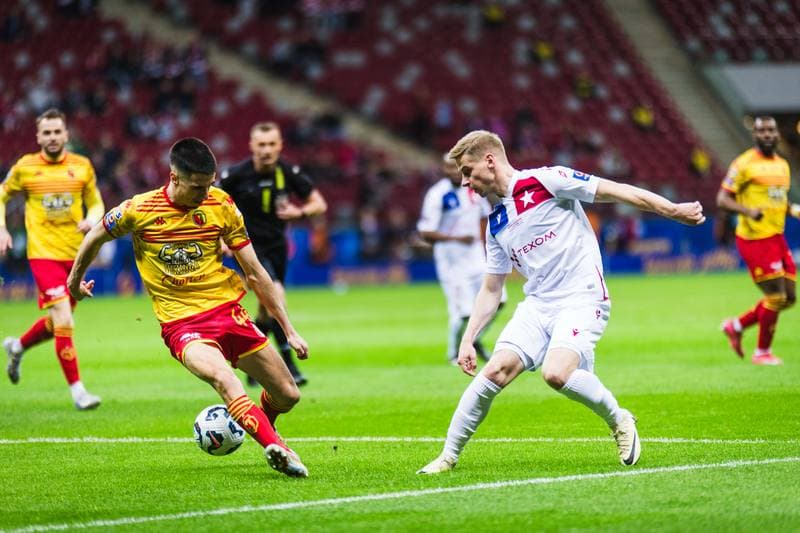 Football. Polish Supercup. Jagiellonia Bialystok - Wisla Krakow. 02.04.2025