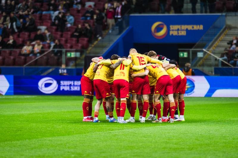 Football. Polish Supercup. Jagiellonia Bialystok - Wisla Krakow. 02.04.2025