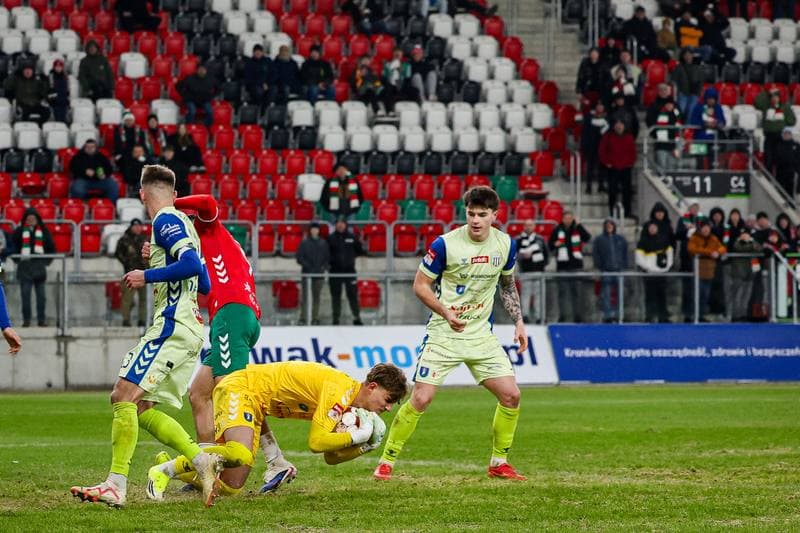 Football. Betclic II Liga. Zaglebie Sosnowiec - Sandecja Nowy Sacz. 24.02.2026