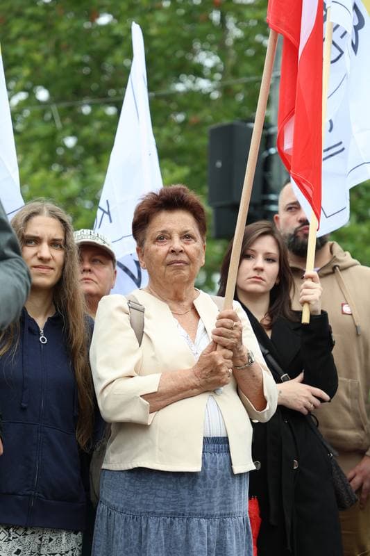 March under the slogan STOP IMMIGRATION. Warsaw. 19.07.2025