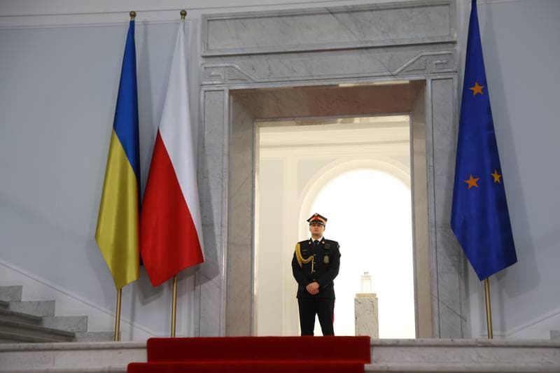 President of Ukraine Volodymyr Zelensky. Meeting with Wlodzimierz Czarzasty. 19.12.2025