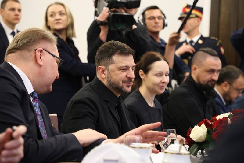 President of Ukraine Volodymyr Zelensky. Meeting with Wlodzimierz Czarzasty. 19.12.2025