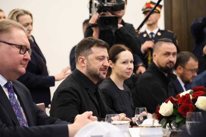 President of Ukraine Volodymyr Zelensky. Meeting with Wlodzimierz Czarzasty. 19.12.2025