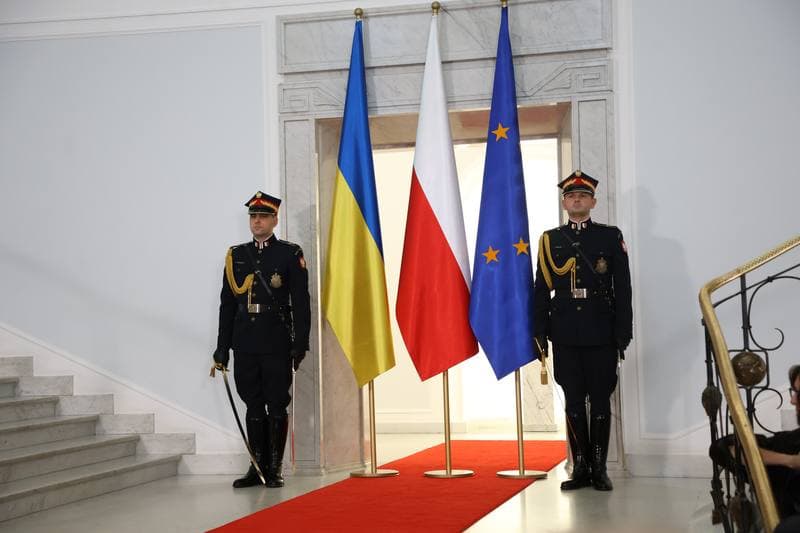 President of Ukraine Volodymyr Zelensky. Meeting with Wlodzimierz Czarzasty. 19.12.2025