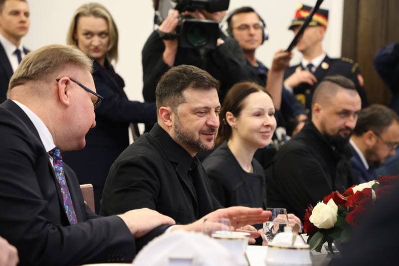 President of Ukraine Volodymyr Zelensky. Meeting with Wlodzimierz Czarzasty. 19.12.2025