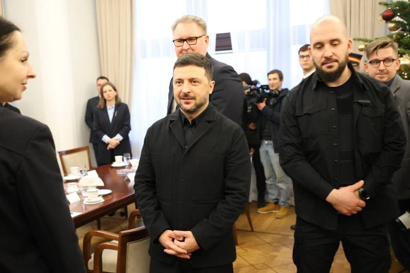 President of Ukraine Volodymyr Zelensky. Meeting with Wlodzimierz Czarzasty. 19.12.2025