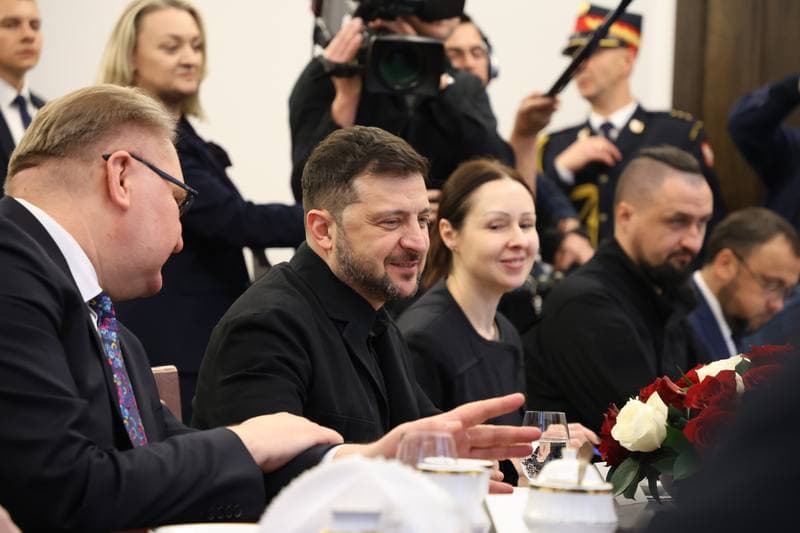 President of Ukraine Volodymyr Zelensky. Meeting with Wlodzimierz Czarzasty. 19.12.2025