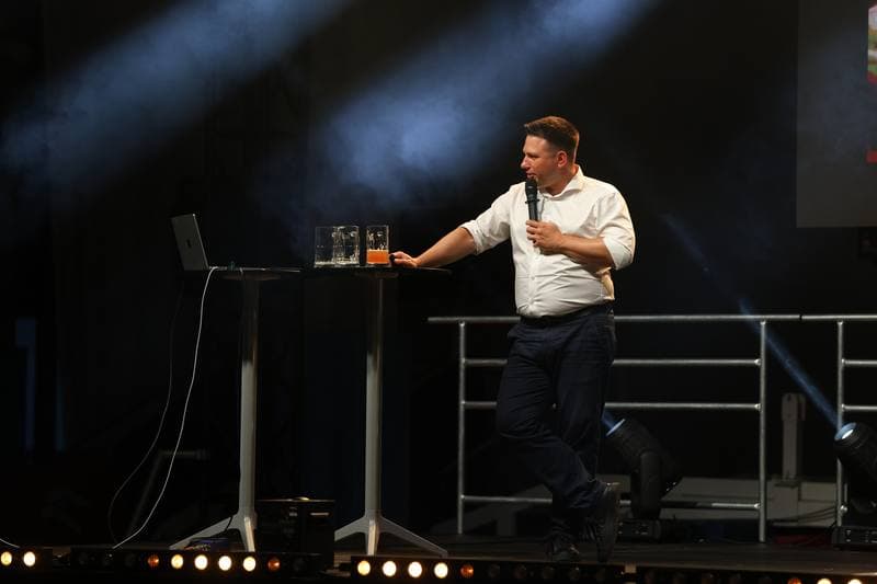 Slawomir Mentzen. Beer with Mentzen. Torun. 06.09.2025