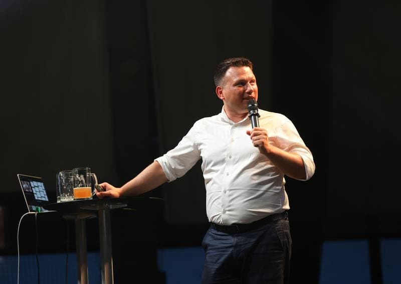 Slawomir Mentzen. Beer with Mentzen. Torun. 06.09.2025