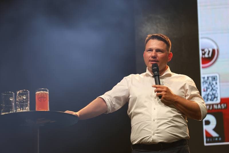 Slawomir Mentzen. Beer with Mentzen. Torun. 06.09.2025
