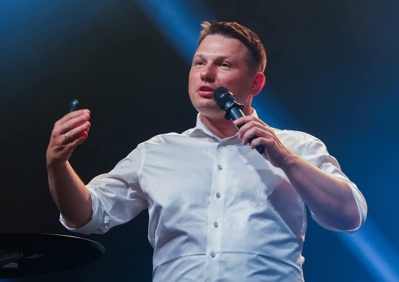 Slawomir Mentzen. Beer with Mentzen. Torun. 06.09.2025