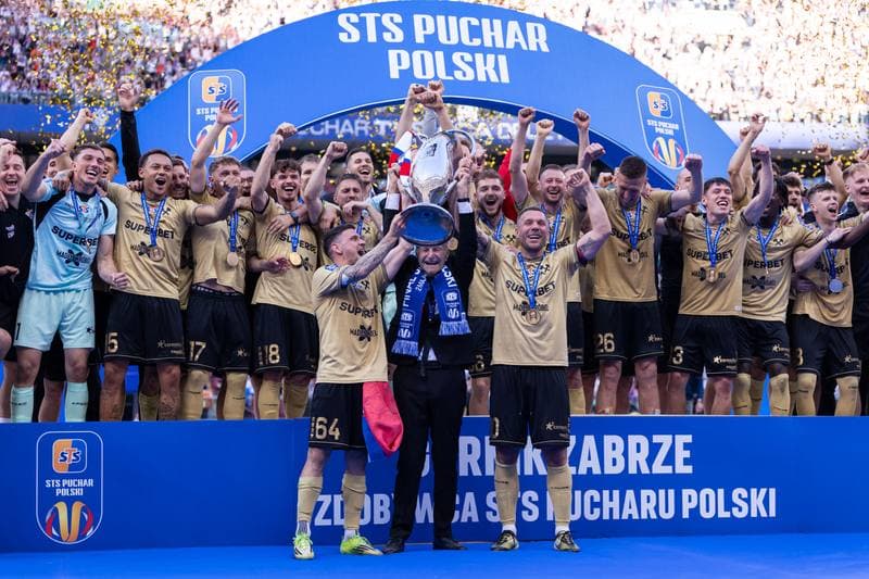 Football. STS Puchar Polski. Gornik Zabrze - Rakow Czestochowa. 02.05.2026