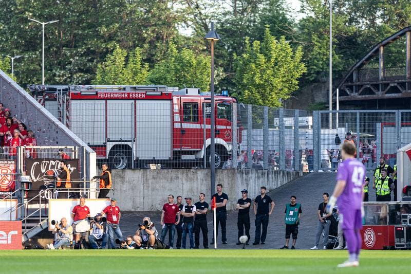 Football. 2.Bundesliga. Rot-Weiss Essen - SpVgg Greuther Furth. 22.05.2026