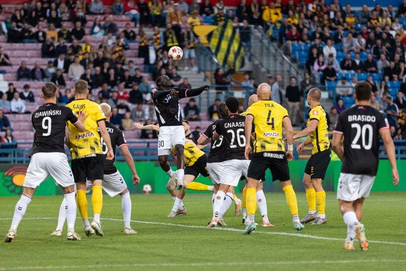 Football. Betclic I Liga. KS Wieczysta Krakow - Polonia Warszawa. 28.05.2026
