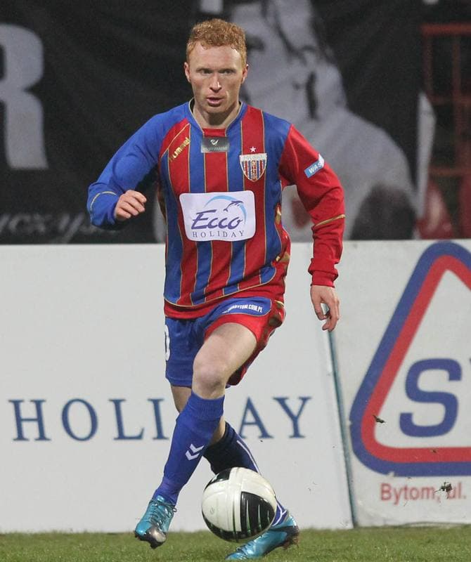 Football. Ekstraklasa. Polonia Bytom - Wisla Krakow. 20.03.2011