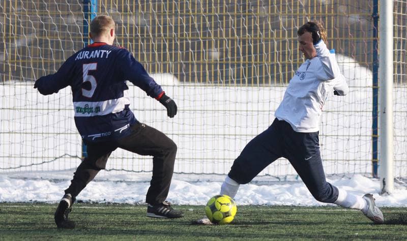 Football. Sparing. Gornik Zabrze - Odra Wodzislaw. 23.01.2010