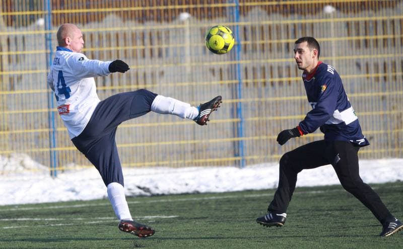 Football. Sparing. Gornik Zabrze - Odra Wodzislaw. 23.01.2010