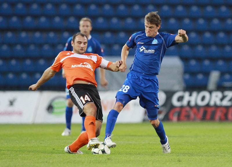 Football. European League. Ruch Chorzow - Szachtior Karaganda. 08.07.2010