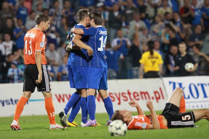 Football. European League. Ruch Chorzow - Szachtior Karaganda. 08.07.2010
