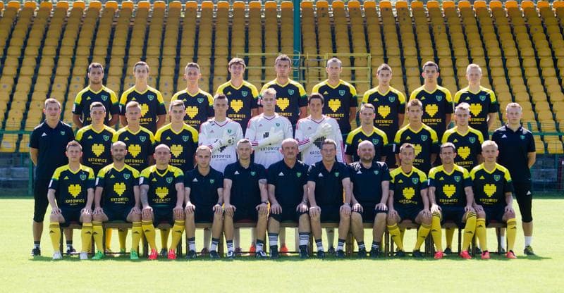 Football. GKS Katowice. Photoshoot. 20.07.2015