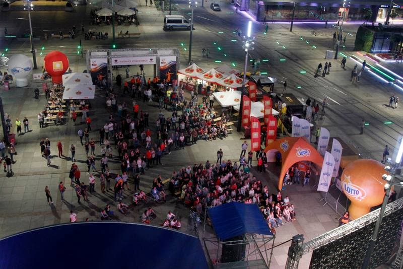 Volleyball. Eurovolley 2017. Fan Zone. 24.08.2017