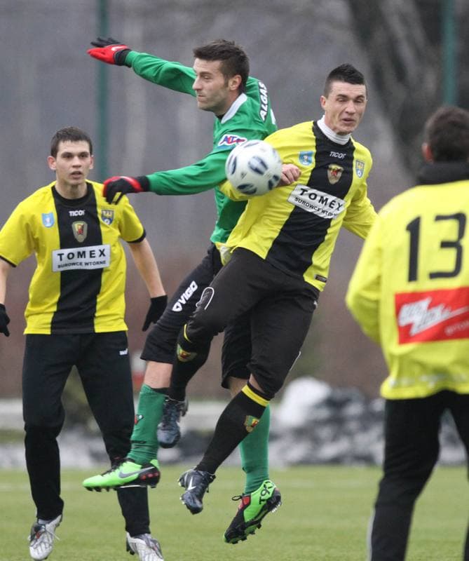 Football. Friendly Match. Zaglebie Sosnowiec - Ruch Radzionkow. 15.01.2011