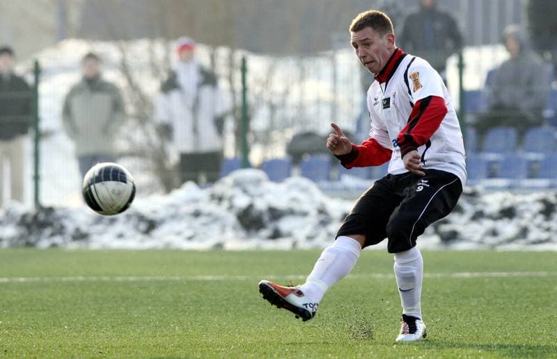 Football. Sparing. Gornik Zabrze - Janina Libiaz. 28.01.2011