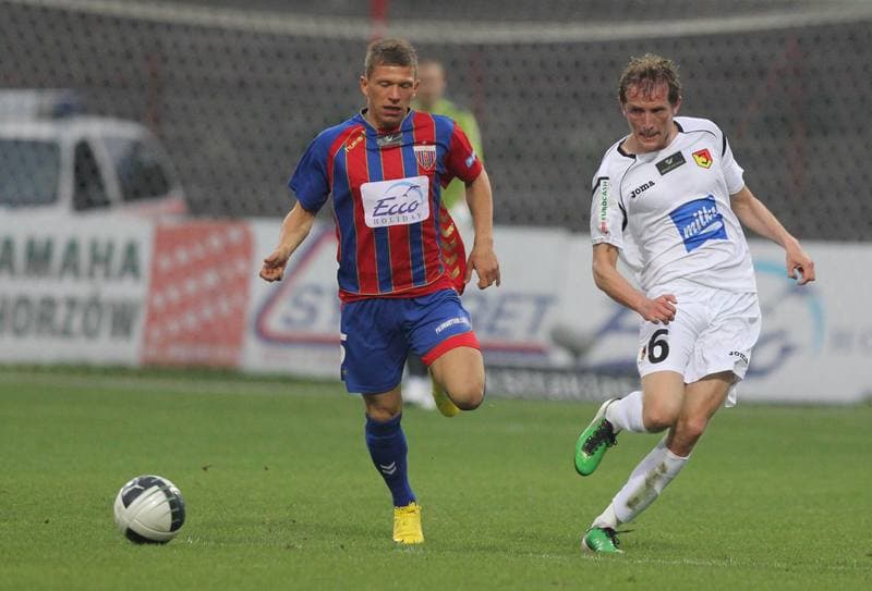 Football. Ekstraklasa. Polonia Bytom - Jagiellonia Bialystok. 30.04.2011