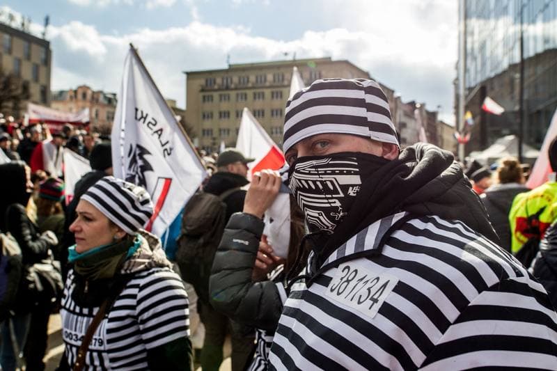 Events. March of Free People. Katowice. 06.03.2021