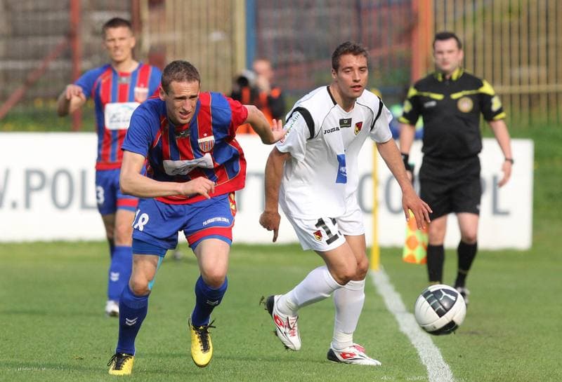 Football. Ekstraklasa. Polonia Bytom - Jagiellonia Bialystok. 30.04.2011