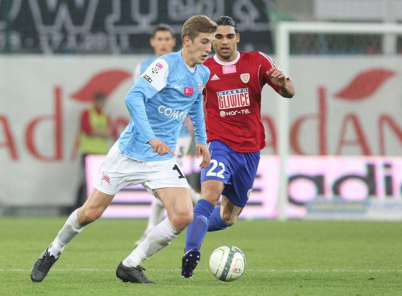 Football. PKO BP Ekstraklasa. Piast Gliwice - Cracovia Krakow. 05.12.2015