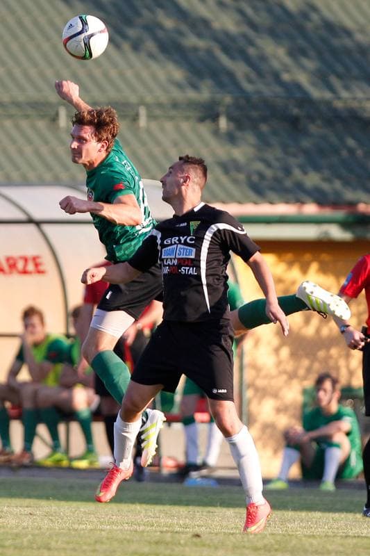 Football. Playoff for III Liga. Unia Turza Slaska - Gwarek Tarnowskie Gory. 22.06.2016
