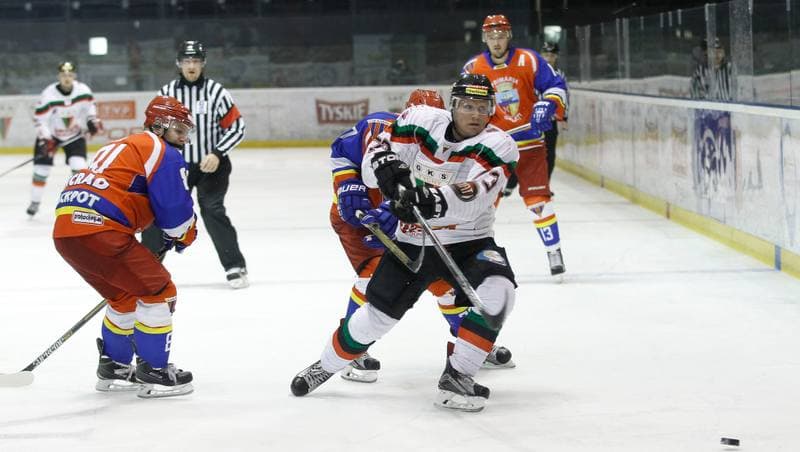 Ice Hockey. Continental Cup. GKS Tychy - Dunarea Galati. 24.10.2015