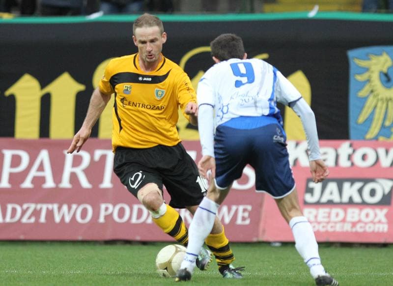 Football. I Liga. GKS Katowice - MKS Kluczbork. 10.04.2011