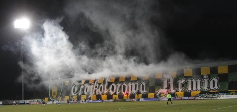 Football. I liga. GKS Katowice - Flota Swinoujscie. 14.11.2010