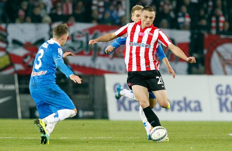 Football. T-Mobile Ekstraklasa. Cracovia Krakow - Lech Poznan. 25.11.2013