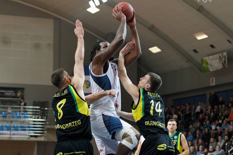 Basketball. Tauron Basket Liga. MKS Dabrowa Gornicza - Siarka Tarnobrzeg. 03.01.2016
