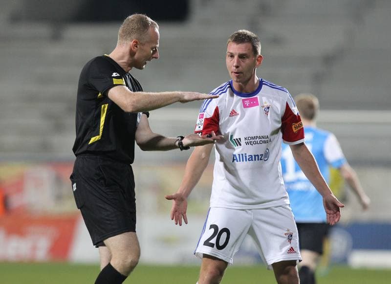 Football. T-Mobile Ekstraklasa. Gornik Zabrze - Cracovia Krakow. 21.07.2014