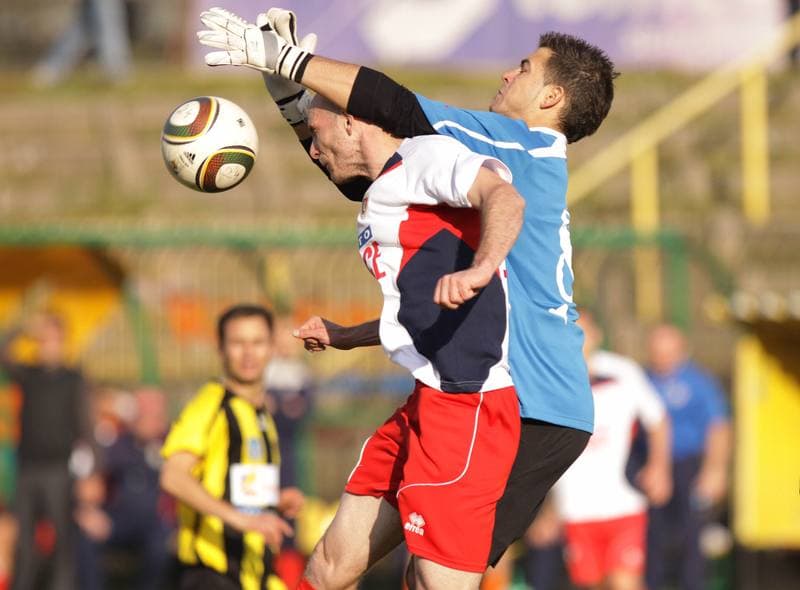Football. I liga. Ruch Radzionkow - Piast Gliwice. 30.10.2010