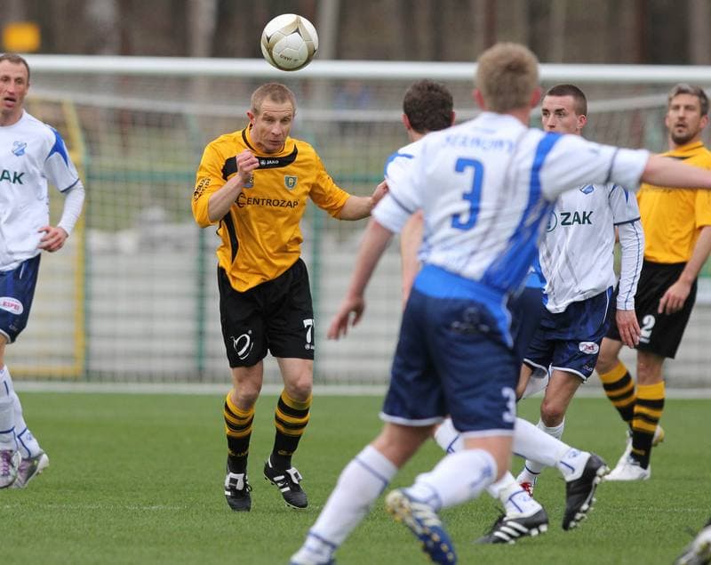 Football. I Liga. GKS Katowice - MKS Kluczbork. 10.04.2011