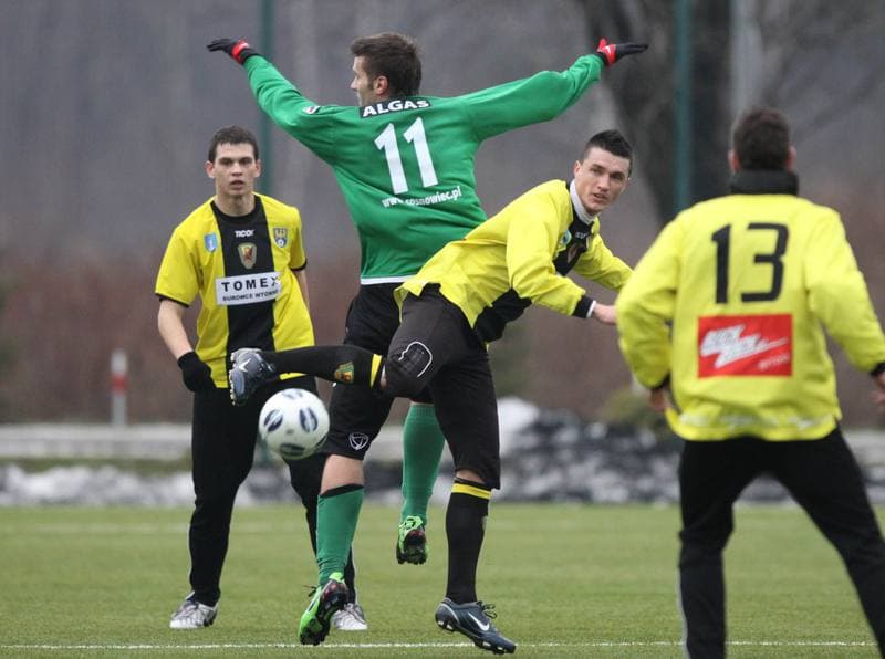 Football. Friendly Match. Zaglebie Sosnowiec - Ruch Radzionkow. 15.01.2011