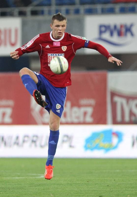 Football. T-Mobile Ekstraklasa. Piast Gliwice - Lechia Gdansk. 01.08.2014