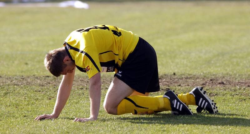 Football. I liga. Ruch Radzionkow - Piast Gliwice. 30.10.2010