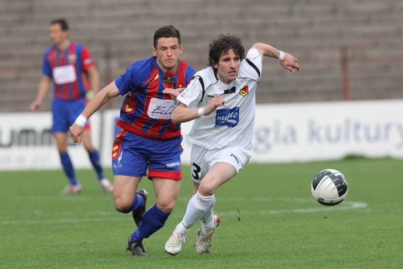 Football. Ekstraklasa. Polonia Bytom - Jagiellonia Bialystok. 30.04.2011