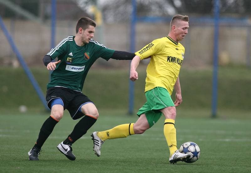 Football. Liga Okregowa. Rozwoj II Katowice - Gornik MK Katowice. 12.04.2015