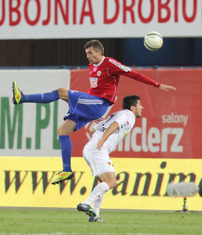 Football. T-Mobile Ekstraklasa. Piast Gliwice - Jagiellonia Bialystok. 04.11.2013