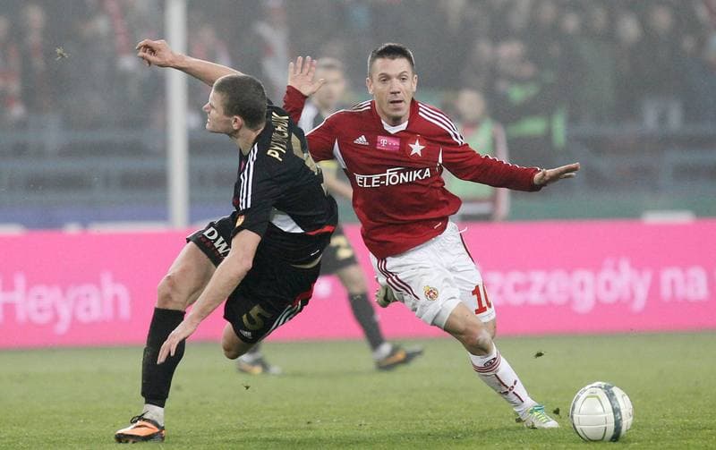 Football. T-Mobile Ekstraklasa. Wisla Krakow - Korona Kielce. 22.11.2013