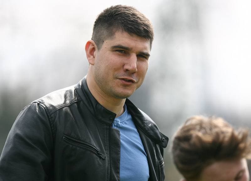 Football. Liga Okregowa. Rozwoj II Katowice - Gornik MK Katowice. 12.04.2015